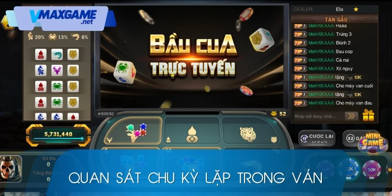 bầu cua online chu kỳ lặp