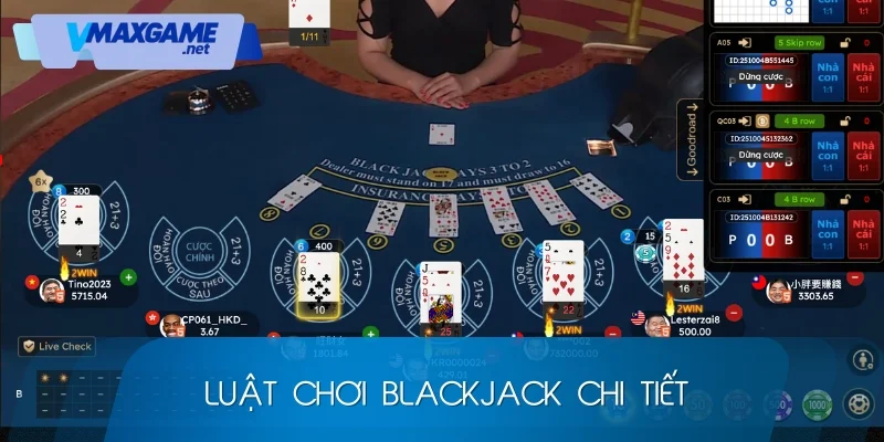 blackjack luật chơi