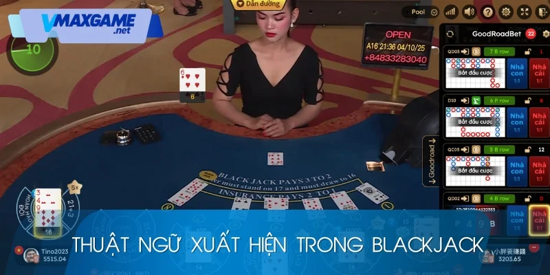 blackjack thuật ngữ