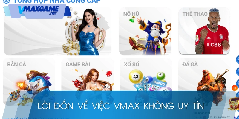 lời đồn nhà cái vmax có uy tín không