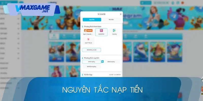 nạp tiền nguyên tắc