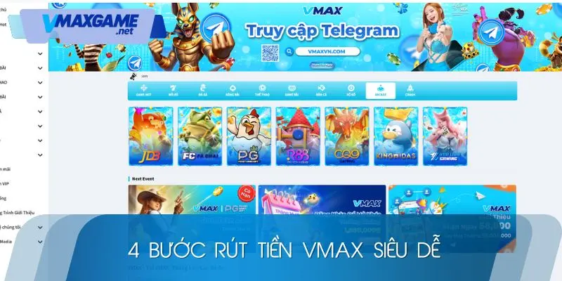 rút tiền 4 bước